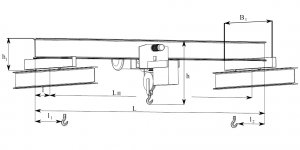 Краны мостовые опорные/подвесные однобалочные г/п до 20т